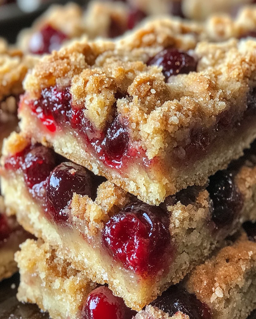 Easy Juicy Cherry Cobbler Bars – Quick Dessert Recipe