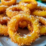 Fried Pumpkin Rings with Coconut Crust | Crispy Treat