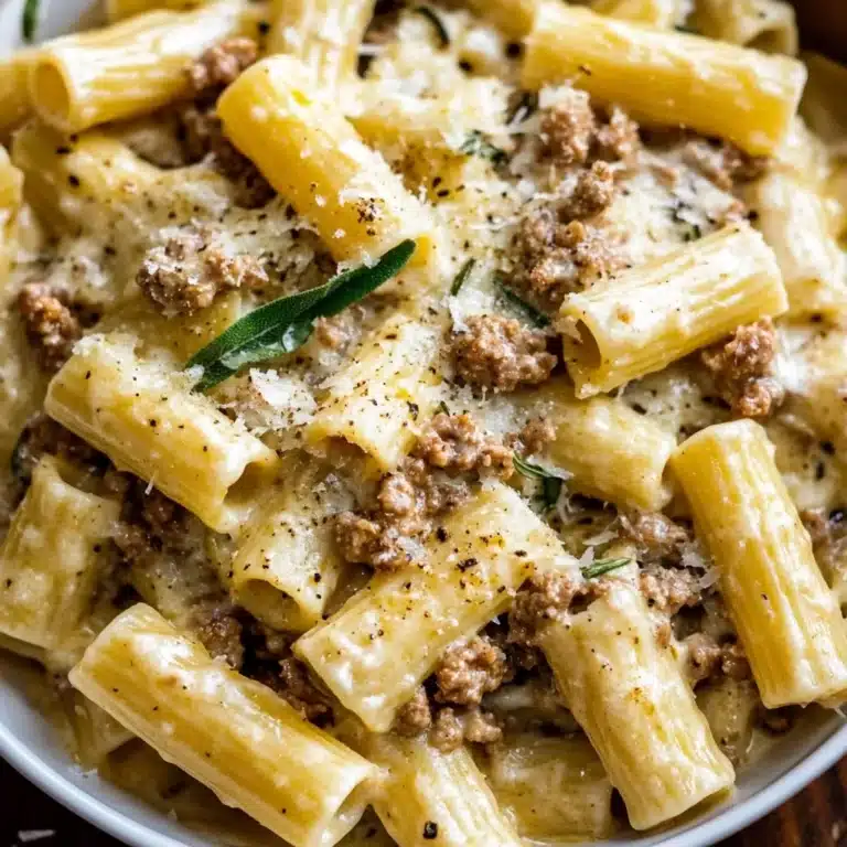 White Bolognese Rigatoni Recipe - Silky and Rich Pasta Dish