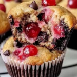 Cherry Chocolate Chip Muffins | Moist & Delicious Recipe