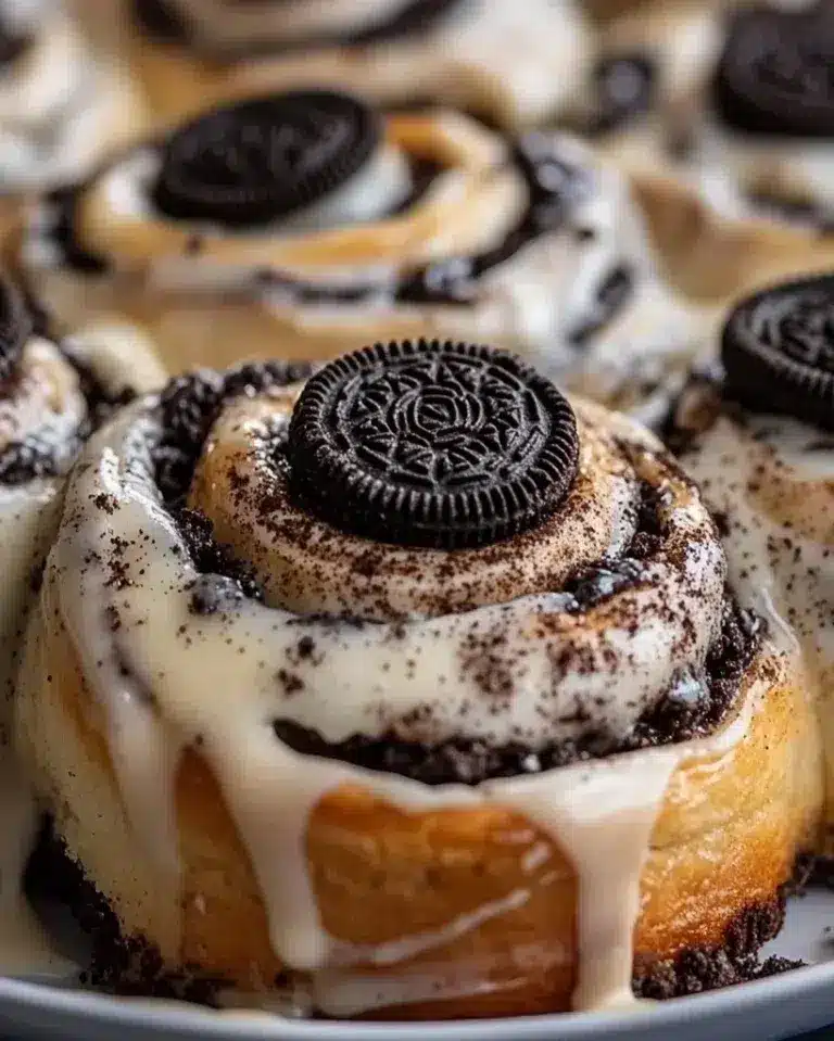 Oreo-Stuffed Cinnamon Rolls Recipe: A Sweet Delight