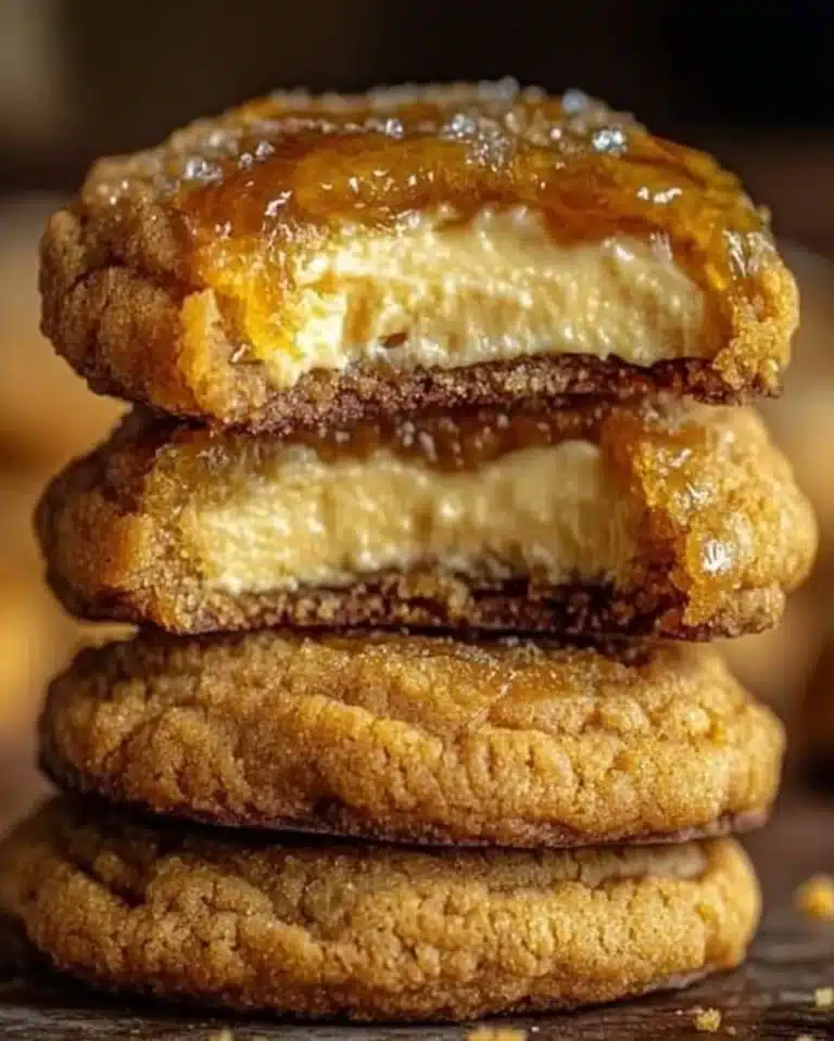 Irresistible Caramel Pumpkin Cheesecake Cookies Recipe