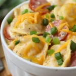 Crockpot Pierogi Casserole with Kielbasa - Easy Recipe