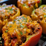 Cream Cheese Stuffed Peppers - Easy Dinner Recipe