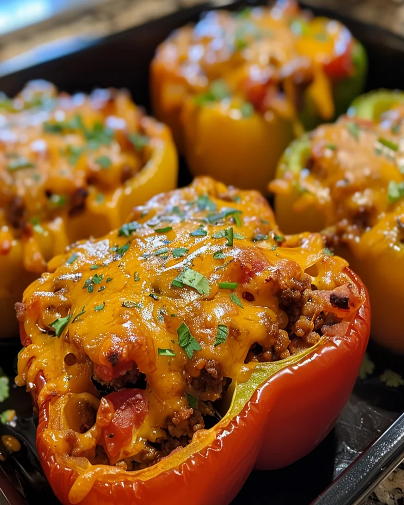 Cream Cheese Stuffed Peppers - Easy Dinner Recipe