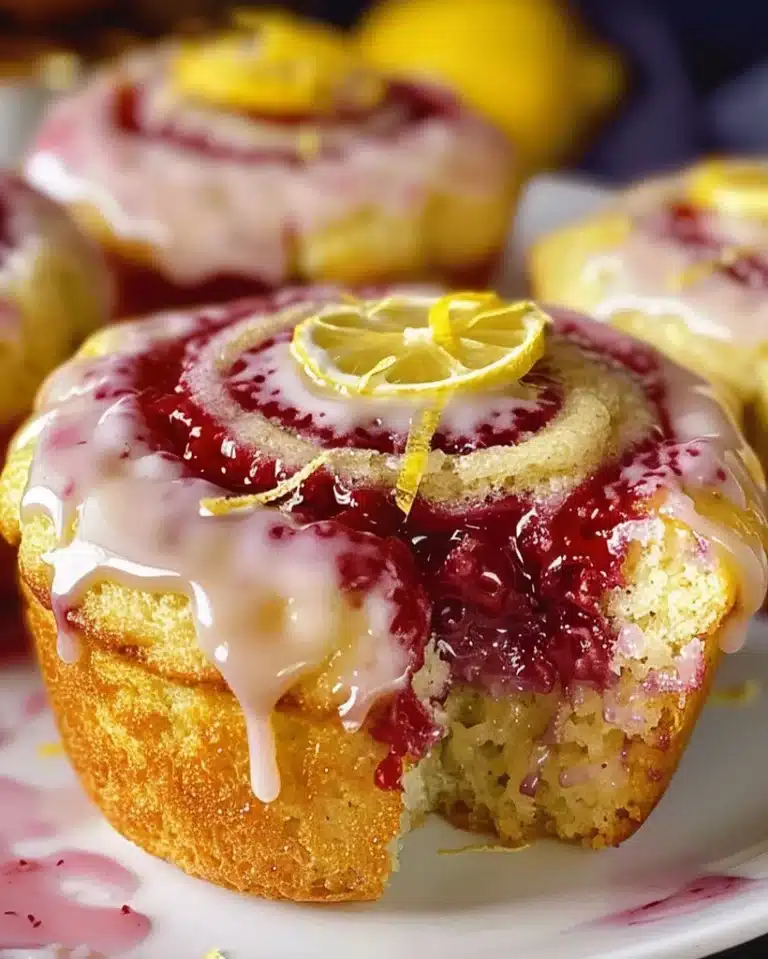 Lemon Raspberry Muffins – Sweet, Tangy & Easy Recipe
