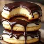 Boston Cream Pie Cookies - Decadent Chocolate Treat