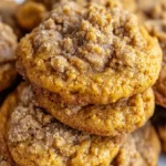 Pumpkin Streusel Cookies Recipe - Soft and Crumbly Treats