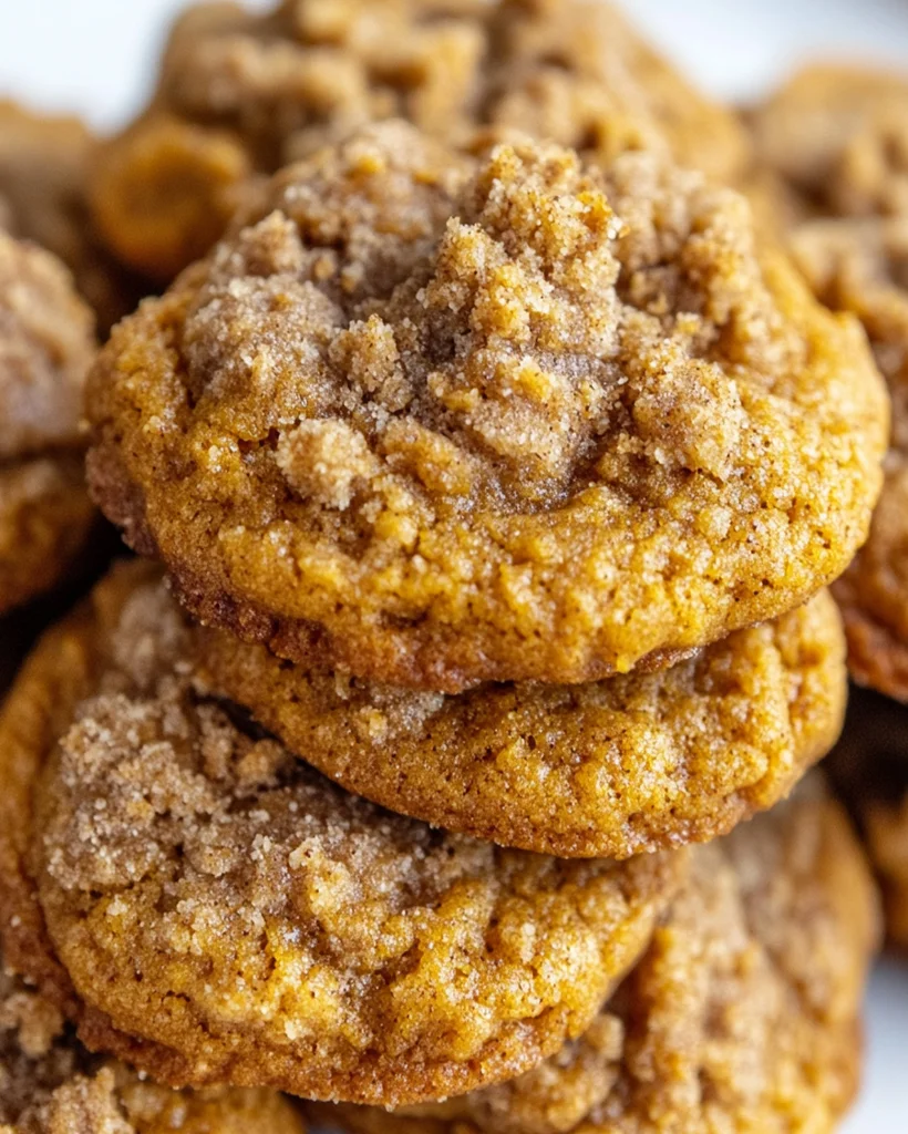 Pumpkin Streusel Cookies Recipe - Soft and Crumbly Treats