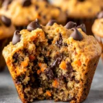 Chocolate Chip Carrot Muffins - Moist and Easy Recipe