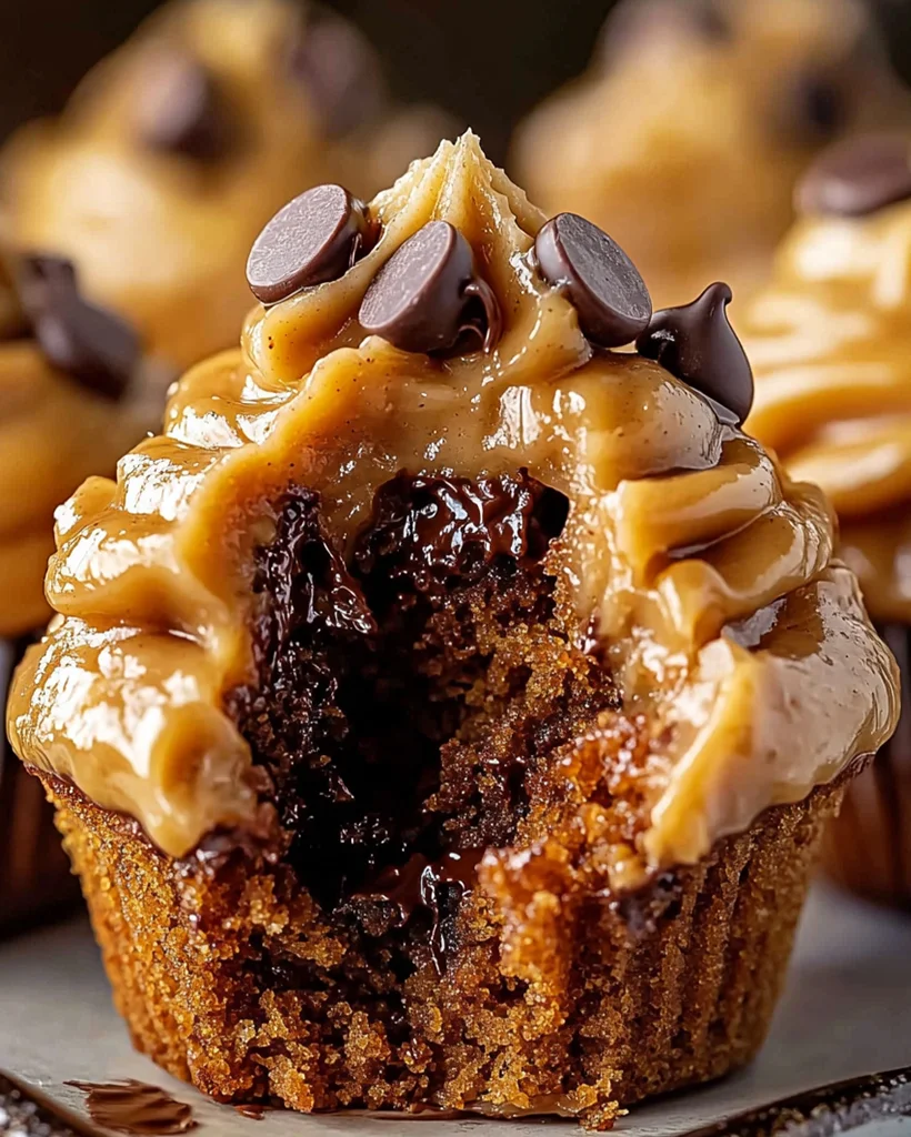 Pumpkin Chocolate Peanut Butter Cupcakes Recipe