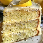 Luscious Limoncello Poppy Seed Chiffon Cake Recipe