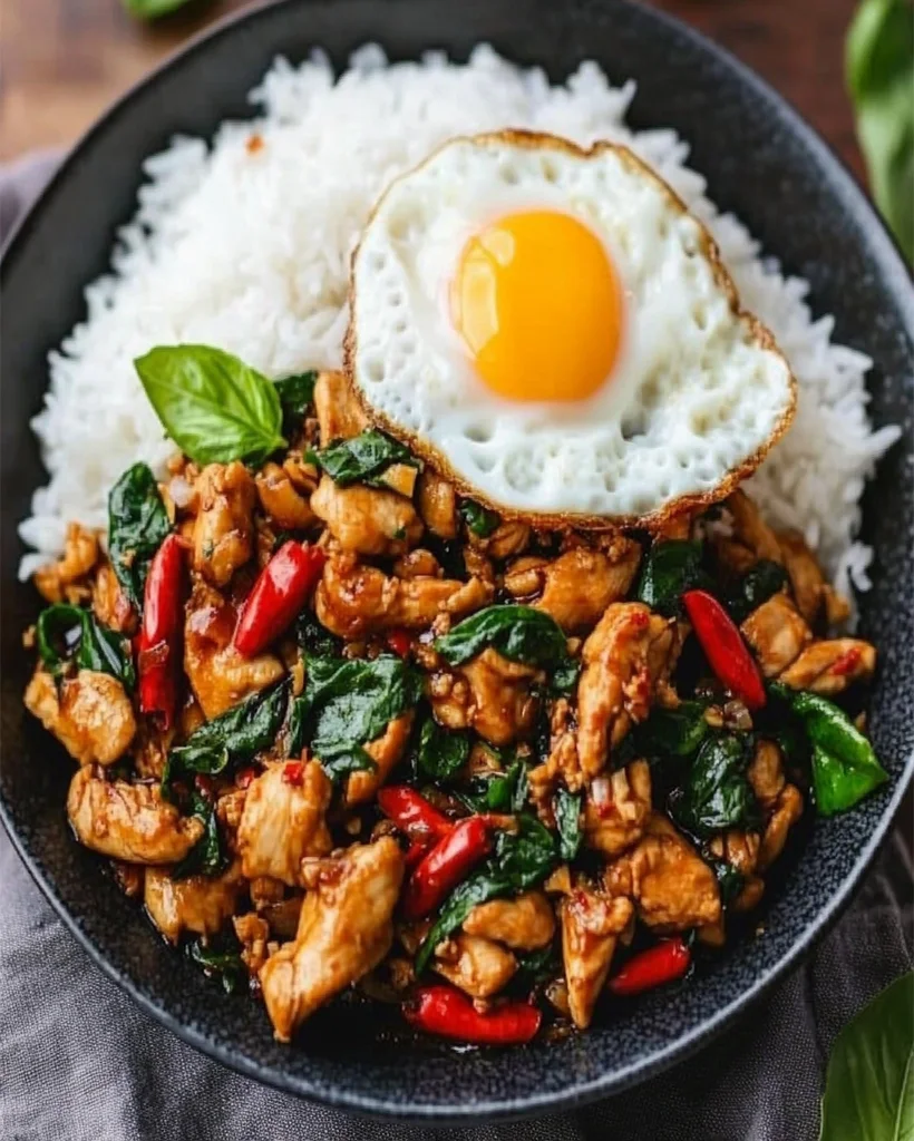 20 Minute Thai Basil Chicken Recipe – Quick & Flavorful