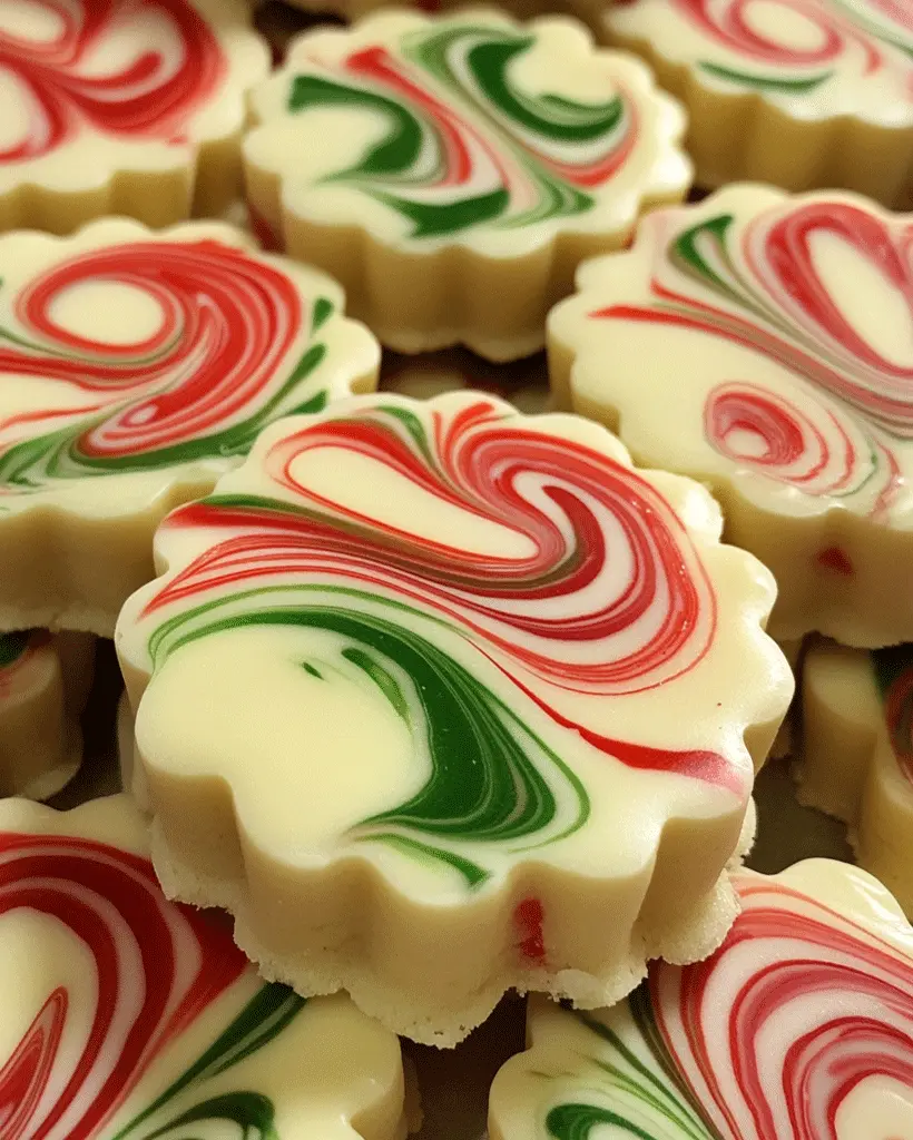 Christmas White Chocolate Swirl Bites - Festive & Fun Treats