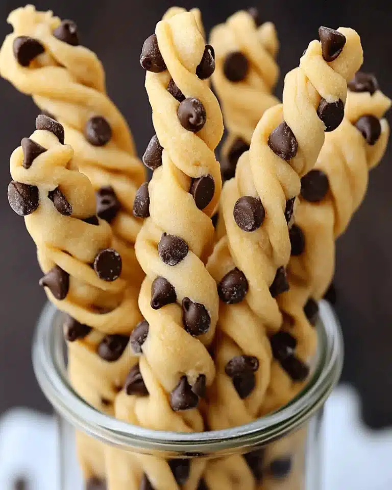 Chocolate Chip Cookie Dough Twists Recipe Delight
