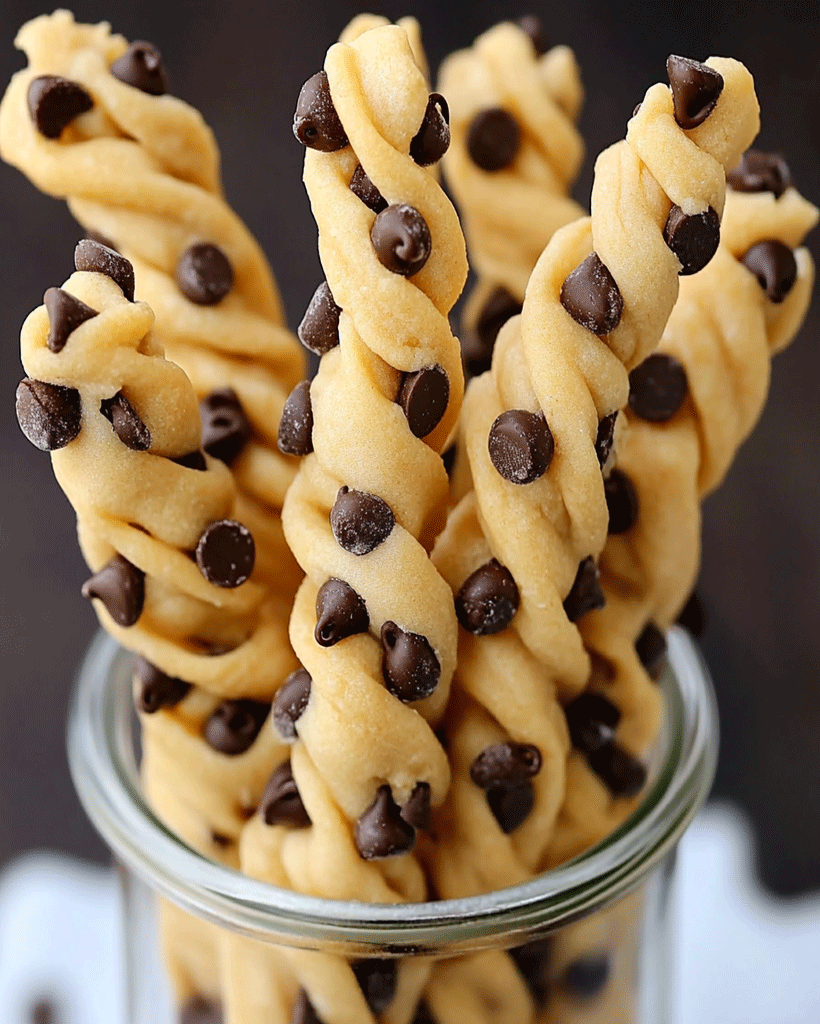 Chocolate Chip Cookie Dough Twists Recipe Delight