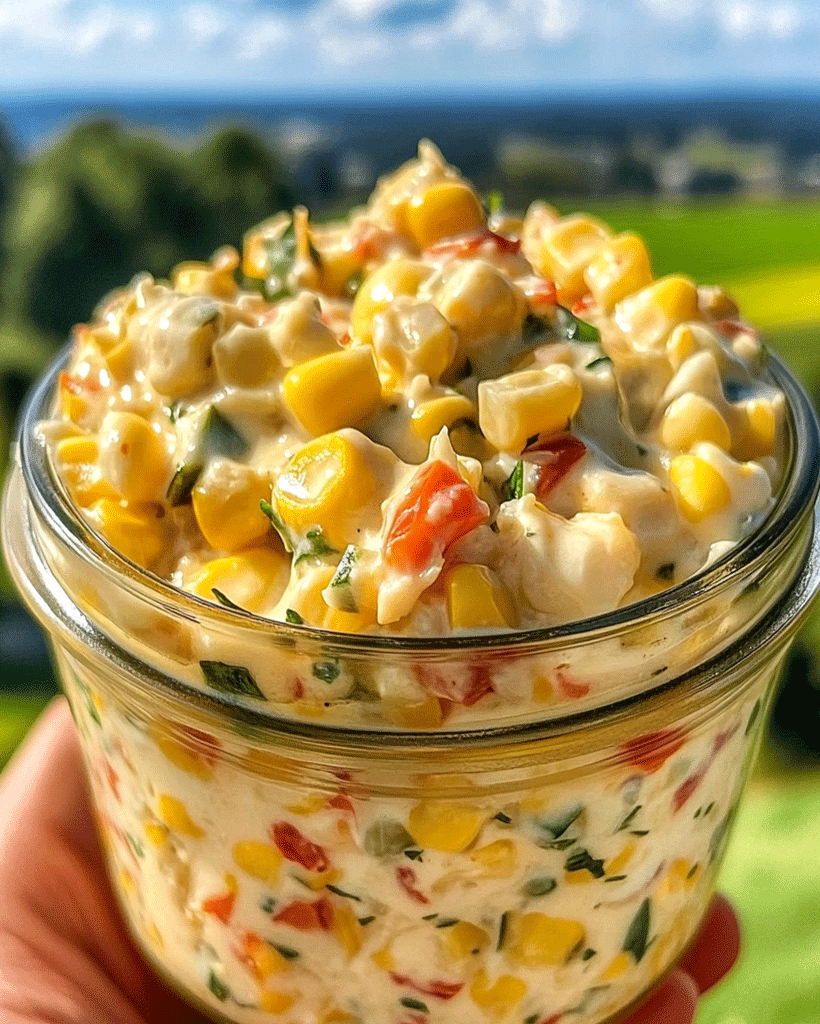 Corn Dip with Cream Cheese - Easy & Creamy Party Favorite