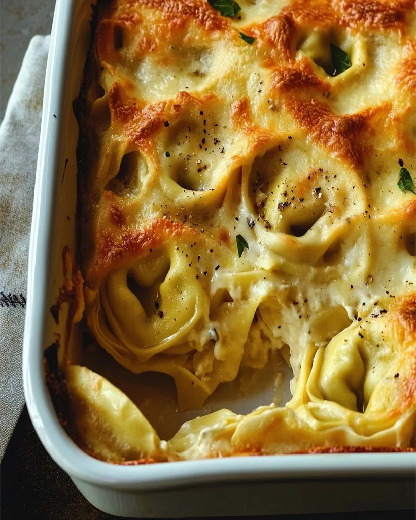 Artichoke Tortellini Bake - Easy, Cheesy Comfort Meal