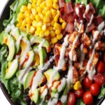 BBQ Ranch Cobb Salad Recipe | Easy, Flavorful, & Hearty Salad