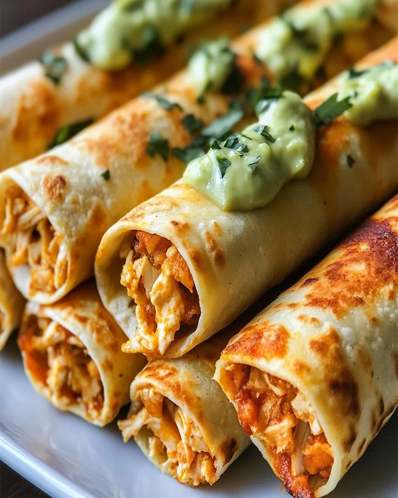 Baked Chicken Taquitos Recipe - Easy & Crispy Delight