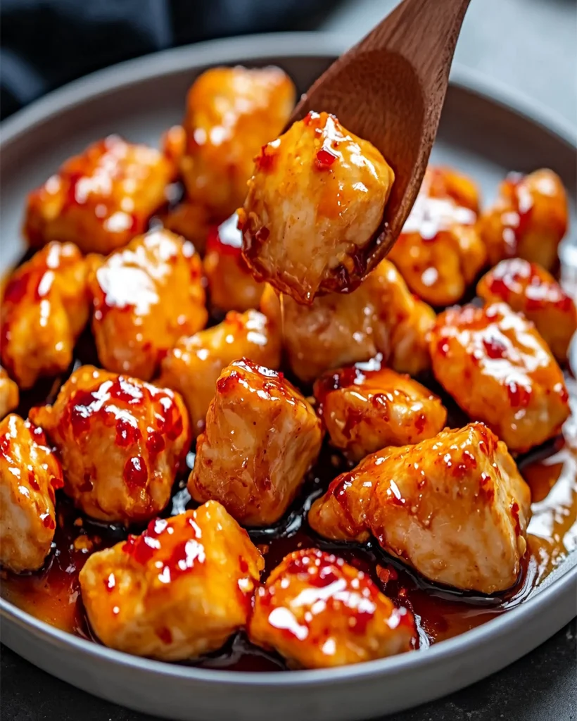 Baked Sweet Chili Chicken Bites Recipe – Easy & Flavorful