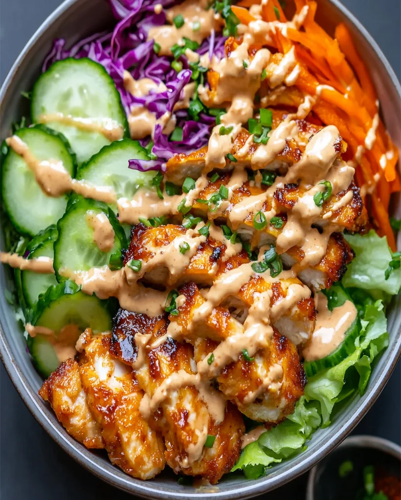 Bang Bang Chicken Bowl Recipe – Spicy and Creamy Delight