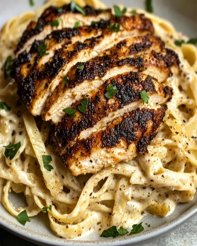 Blackened Chicken Alfredo Recipe – Creamy & Flavorful Meal