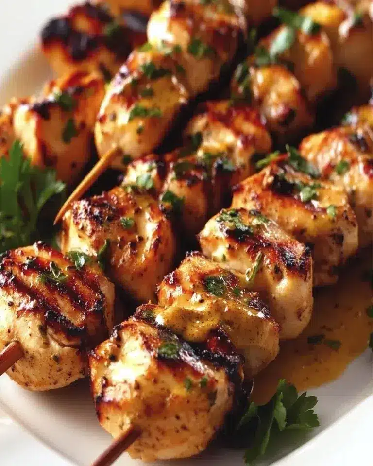Brochettes de Poulet au Paprika et Moutarde Recipe