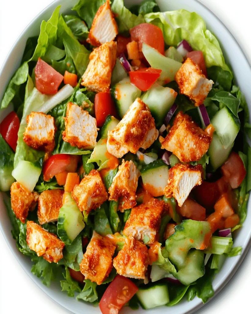 Buffalo Chicken Salad Recipe - Easy, Spicy & Flavorful Dish