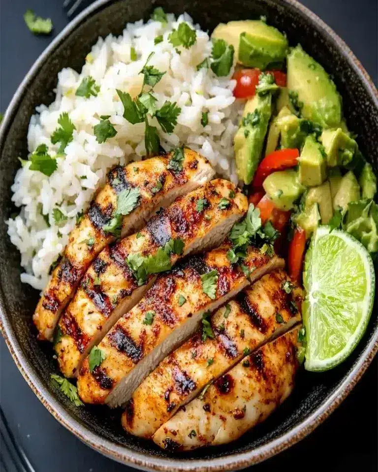 Cajun Chicken with Coriander Lime Rice – Easy 30-Minute Meal