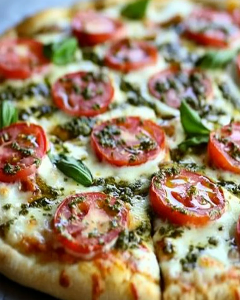 Caprese Pizza Recipe - Easy Homemade Pizza with Fresh Ingredients