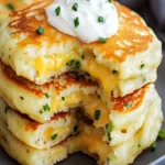 Cheese & Chive Pancakes Recipe | Fluffy & Savory Breakfast