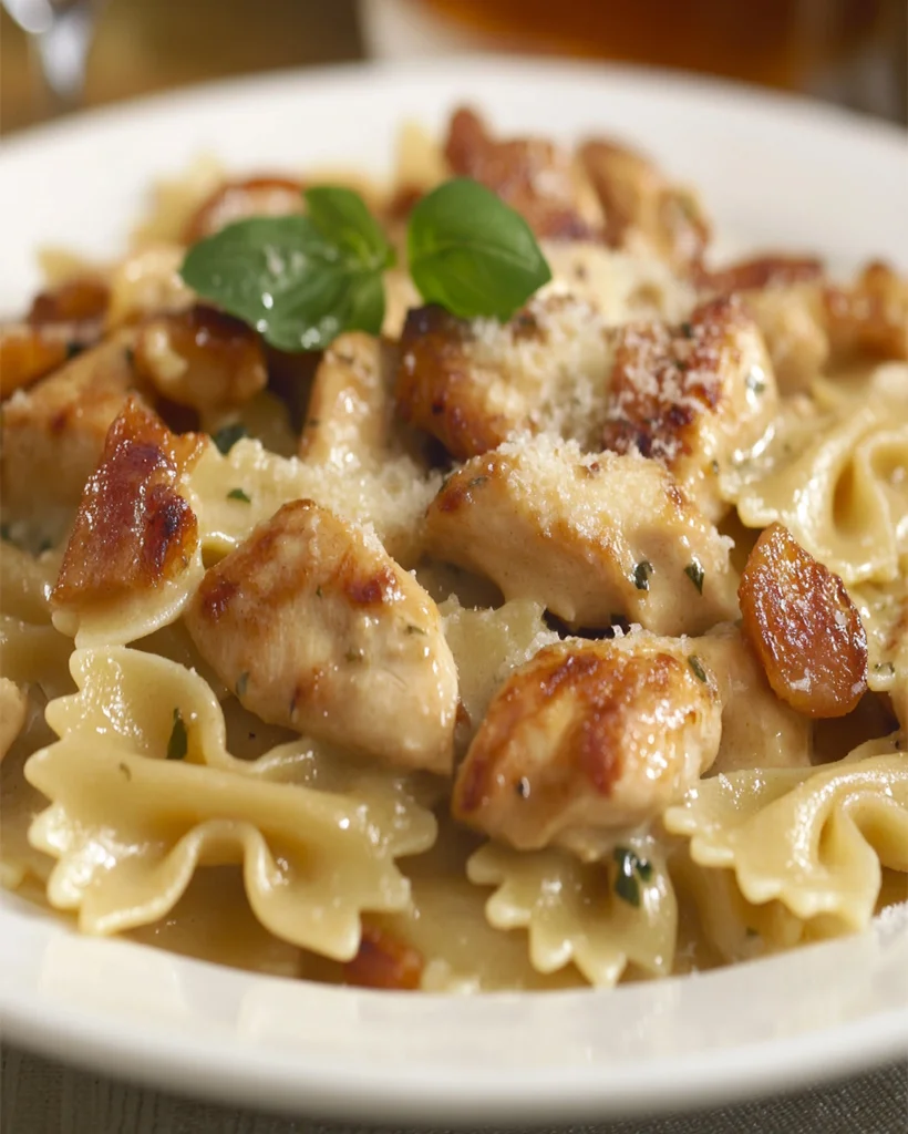 Cheesecake Factory Farfalle With Chicken and Garlic Recipe