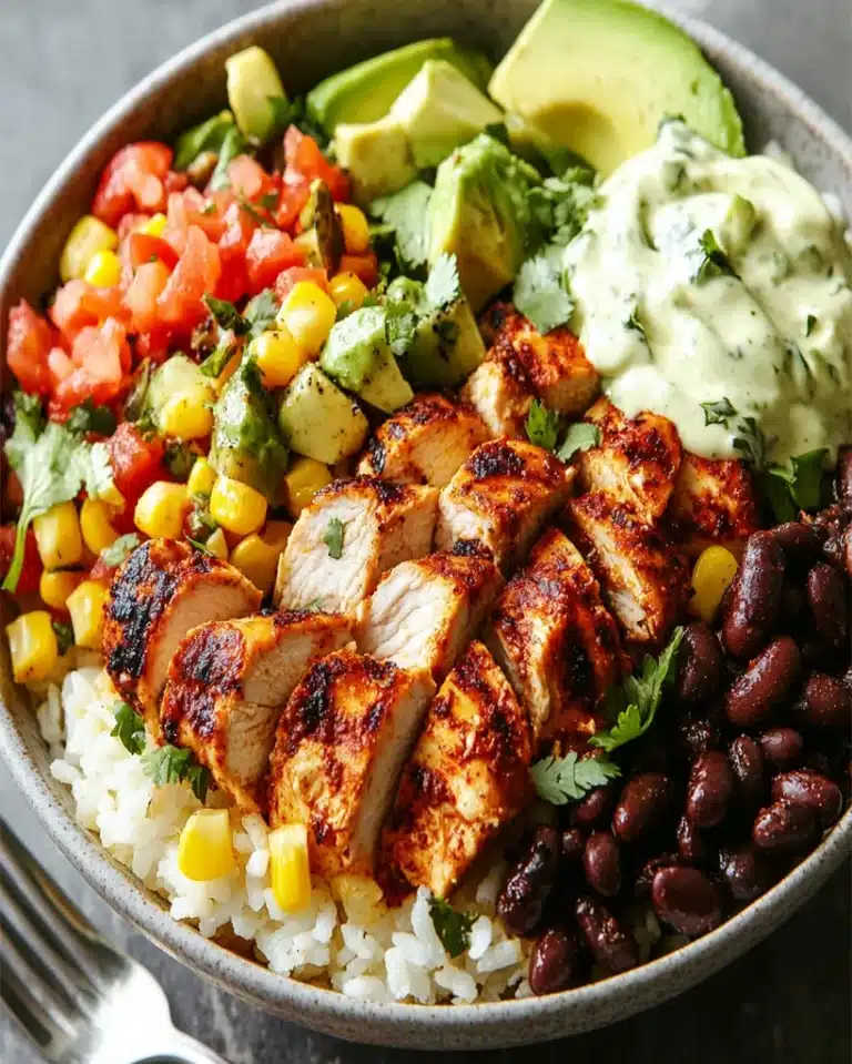 Chicken Burrito Bowls - Easy, Delicious, and Customizable Meals