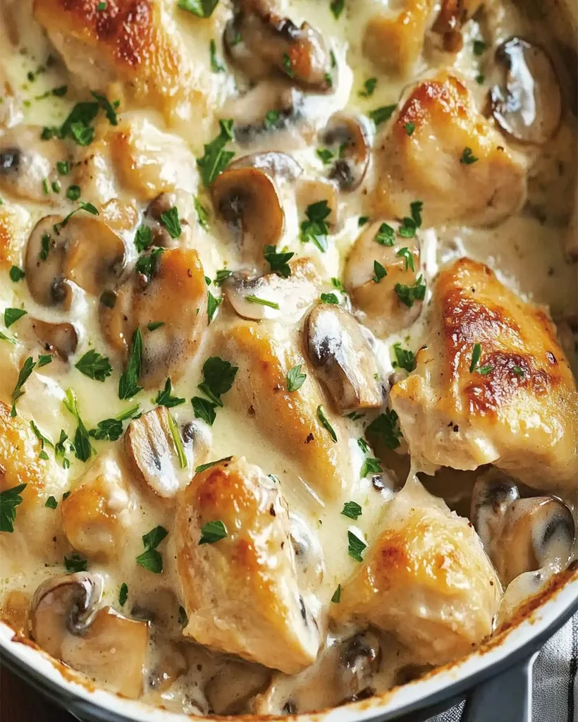 Chicken Marsala Casserole - Comforting Italian-American Dish