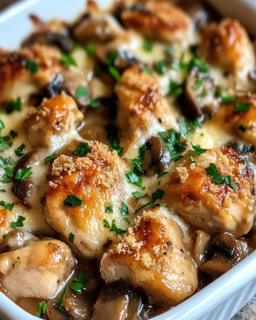 Chicken Marsala Casserole – Flavorful Comfort Food Recipe