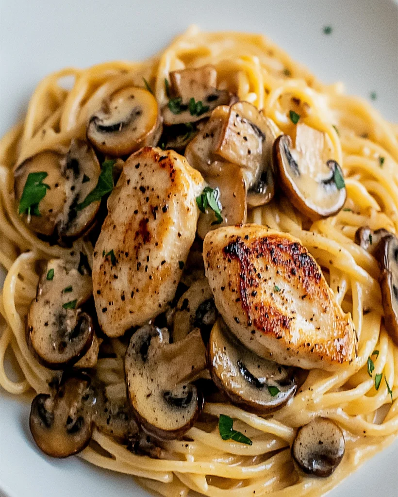 Chicken Marsala Pasta Recipe - Creamy, Quick, and Delicious