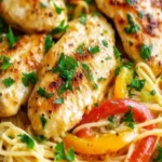 Chicken Scampi Recipe - Delicious Italian Pasta in Creamy Sauce