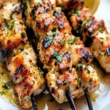 Chicken Spiedini Recipe with Amogio Sauce - Easy Italian Skewers
