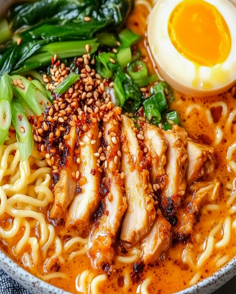 Chicken Tantanmen Ramen Recipe: Creamy & Easy Comfort Food