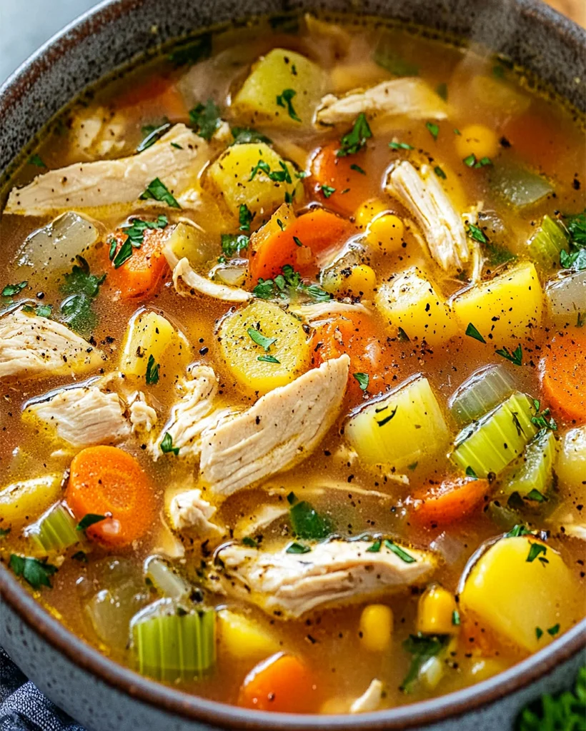 Chicken Vegetable Soup Recipe: Hearty and Nutritious Meal