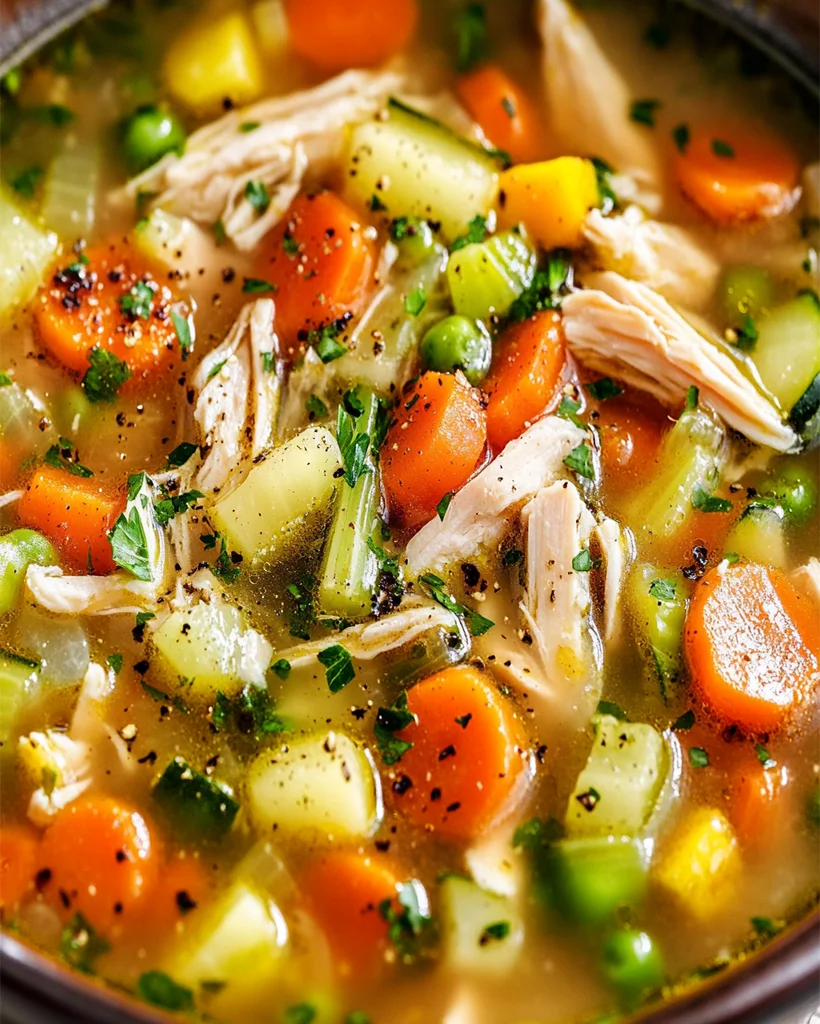 Chicken Vegetable Soup Recipe: Easy, Hearty, and Healthy