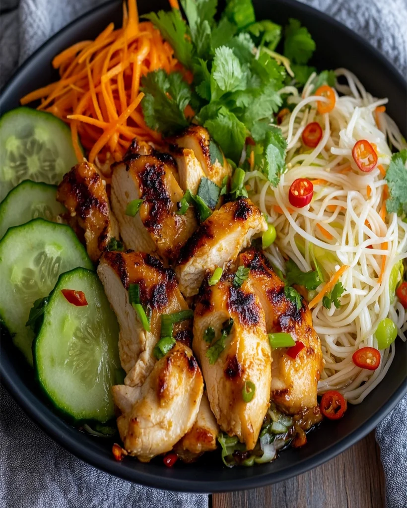 Chicken Vermicelli Noodle Salad - Easy 30-Minute Recipe