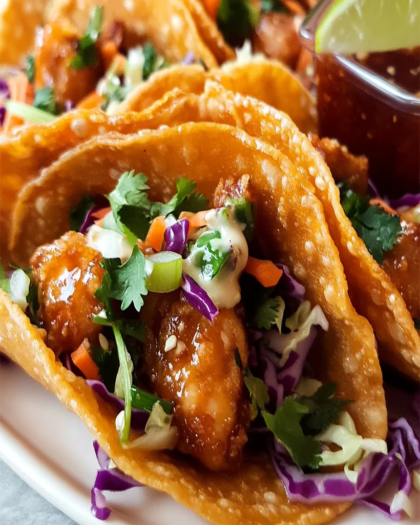 Chicken Wonton Tacos Recipe - Crispy, Flavorful & Easy to Make