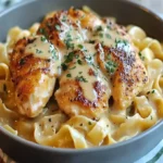 Chicken with Buttered Noodles - A Cozy, Creamy Delight