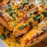 Coconut Curry Salmon Recipe with Garlic Butter Sauce