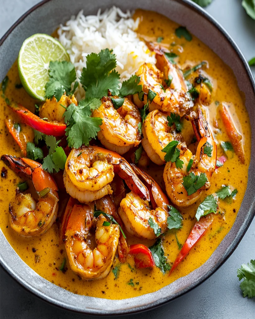 Coconut Curry Shrimp Recipe – Creamy, Spicy & Delicious