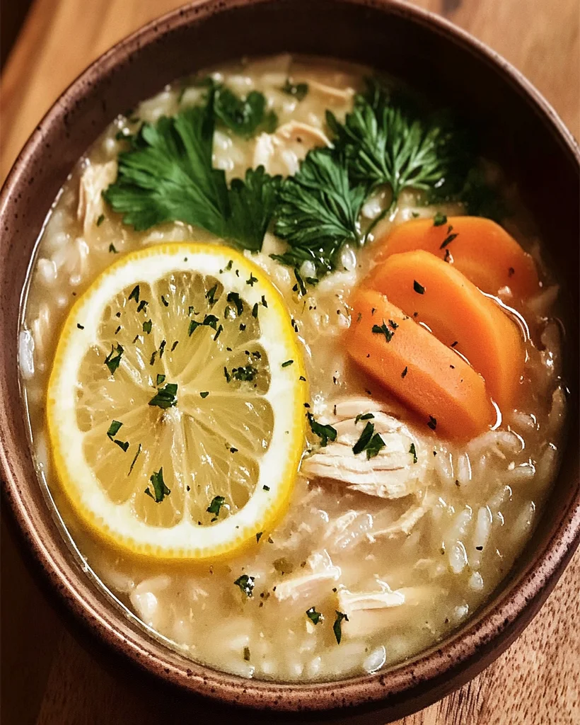 Cozy Lemon Chicken & Rice Soup - Comfort in Every Bowl