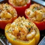 Crab and Shrimp Stuffed Bell Peppers Recipe - Easy & Delicious