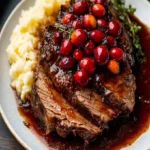 Cranberry Balsamic Roast Beef Recipe - Easy and Flavorful